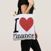 I ❤️ Love Finance - Finance Department - Tote Bag (Dichtbij)