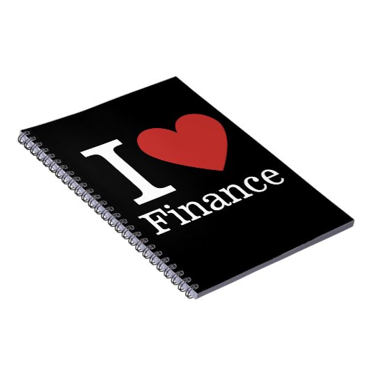 I ❤️ Love Finance - Finance Dept.- Spiral Notitieb Notitieboek (Rechterzijde)