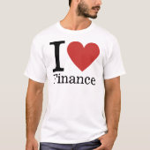 I ❤️ Love Finance (voor medewerkers)  T-shirt (Voorkant)