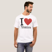 I ❤️ Love Finance (voor medewerkers)  T-shirt (Voorkant volledig)