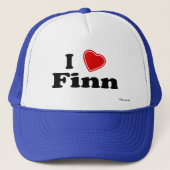 I Love Finn Trucker Pet (Voorkant)