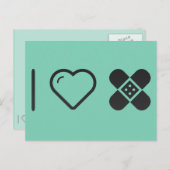 I Love First Aid Briefkaart (Voorkant / Achterkant)
