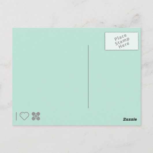 I Love First Aid Briefkaart (Achterkant)