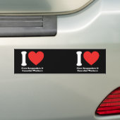I Love First Responders and Essential Workers Bumpersticker (Op auto)