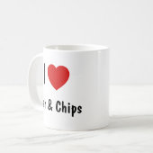 I Love Fish & Chips Koffiemok (Voorkant links)