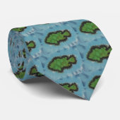 I Love Fish Stropdas Dyed Necktie (Opgerold)