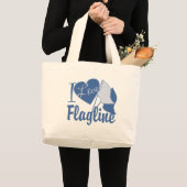 I Love Flagline Grote Tote Bag (Voorkant (product))