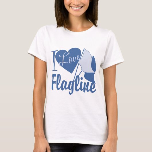 I Love Flagline T-shirt (Voorkant)
