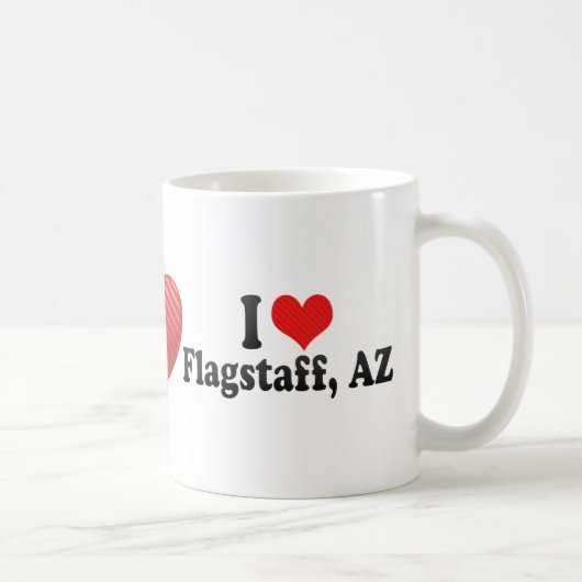 I Love Flagstaff, AZ Koffiemok (Rechts)