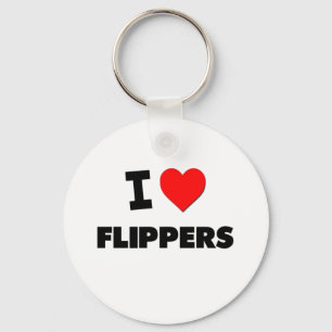 I Love Flippers Sleutelhanger