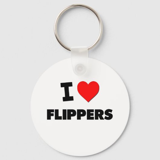I Love Flippers Sleutelhanger (Voorkant)