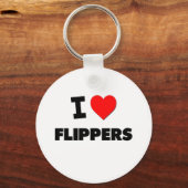 I Love Flippers Sleutelhanger (Voorkant)