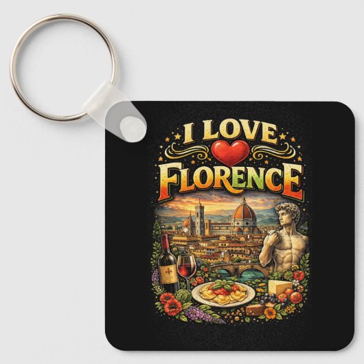 I Love Florence Sleutelhanger (Voorkant)