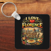 I Love Florence Sleutelhanger (Voorkant)