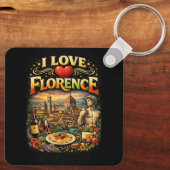 I Love Florence Sleutelhanger (Achterkant)