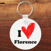 I Love Florence Sleutelhanger (Voorkant)