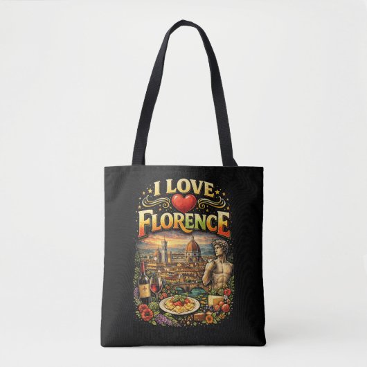 I Love Florence Tote Bag (Voorkant)