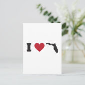 I Love Florida Briefkaart (Staand voorkant)