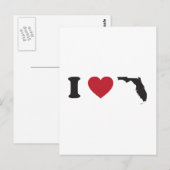 I Love Florida Briefkaart (Voorkant / Achterkant)