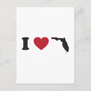 I Love Florida Briefkaart