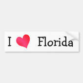 I Love Florida Bumpersticker (Voorkant)