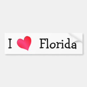I Love Florida Bumpersticker