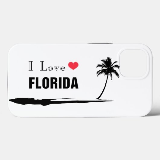I Love Florida Case-Mate iPhone Case (Achterkant (horizontaal))