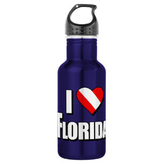 I Love Florida Diving Waterfles