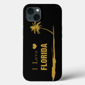 I Love Florida Gold Case-Mate iPhone Case (Achterkant)