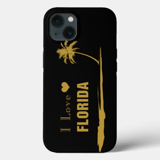 I Love Florida Gold Case-Mate iPhone Case (Achterkant)