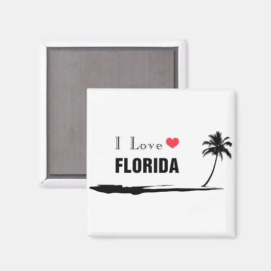 I Love Florida Magneet (Voorkant / Achterkant)