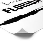 I Love Florida Poster (Hoek)