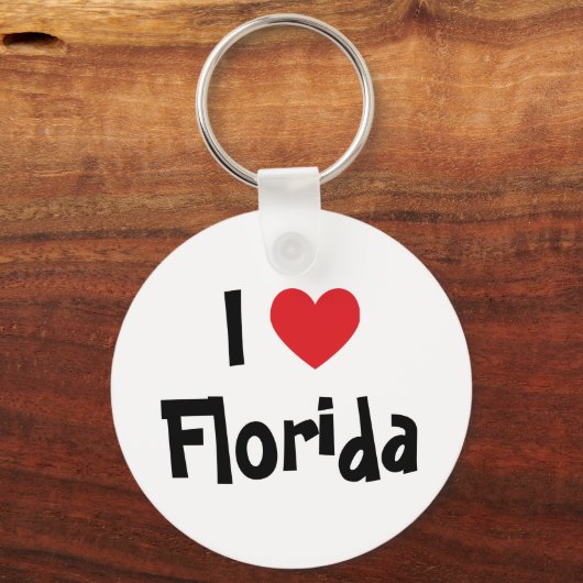 I Love Florida Sleutelhanger (Voorkant)
