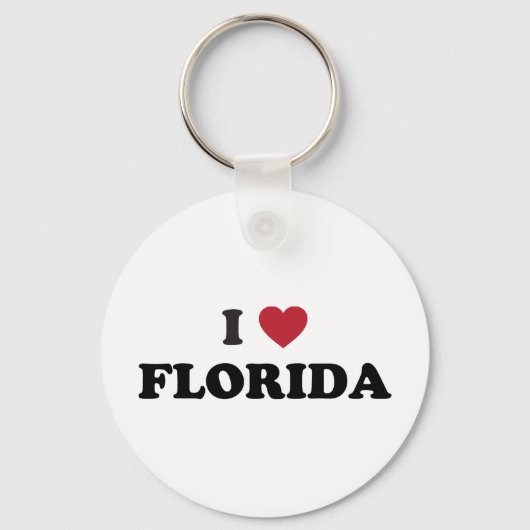 I Love Florida Sleutelhanger (Voorkant)
