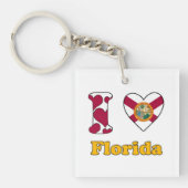 I love Florida Sleutelhanger (voorkant)
