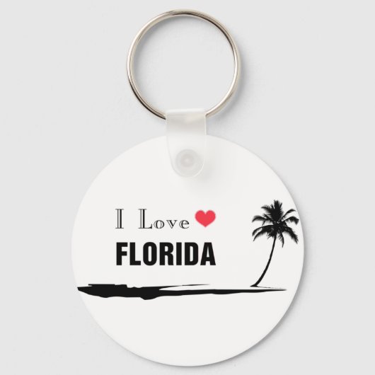 I Love Florida Sleutelhanger (Voorkant)