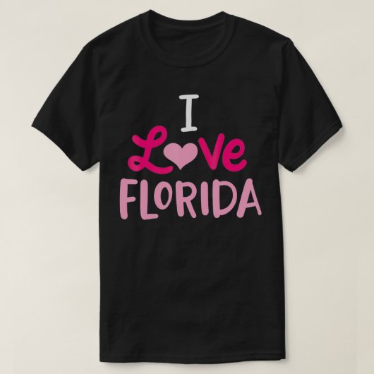 I Love Florida  T-shirt (Design voorkant)