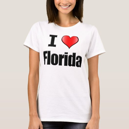 I Love Florida T-Shirt - Women (Voorkant)