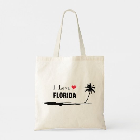 I Love Florida Tote Bag (Achterkant)