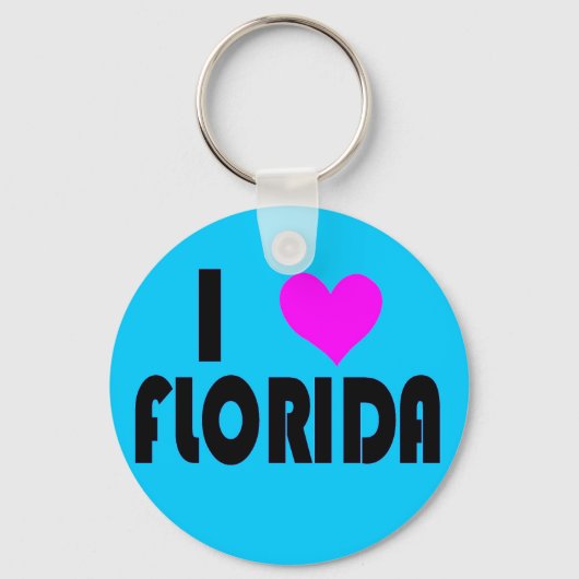 I Love Florida USA sleutelhanger (Voorkant)