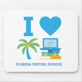 I Love Florida Virtual School Mousepad Muismat (Voorkant)
