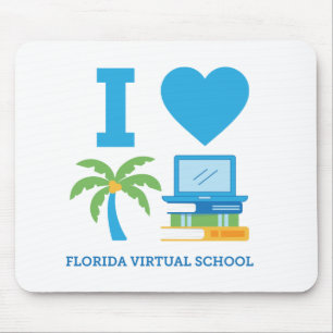 I Love Florida Virtual School Mousepad Muismat