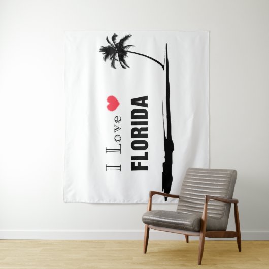 I Love Florida Wandkleed (In situ)