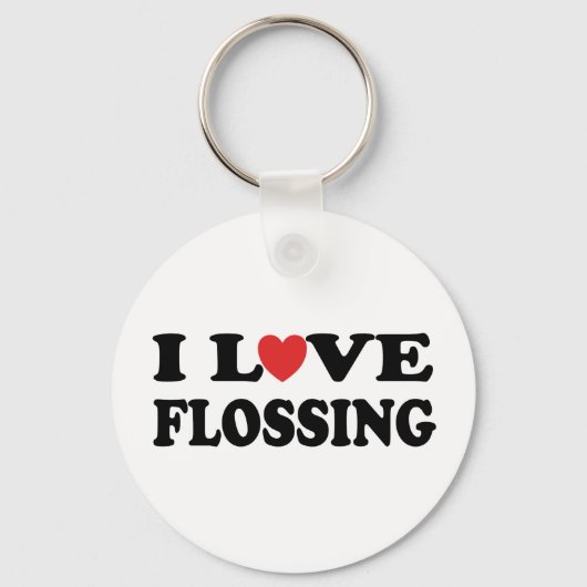 I Love Flosslossing Sleutelhanger (Voorkant)