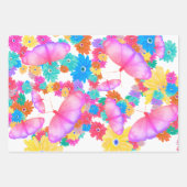 I Love Flowers. Butterfly Dream Inpakpapier Vel (Voorkant 2)