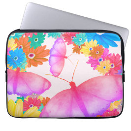 I Love Flowers. Butterfly Dream Laptop Sleeve