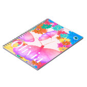 I Love Flowers. Butterfly Dream Notebook Notitieboek (Linkerzijde)