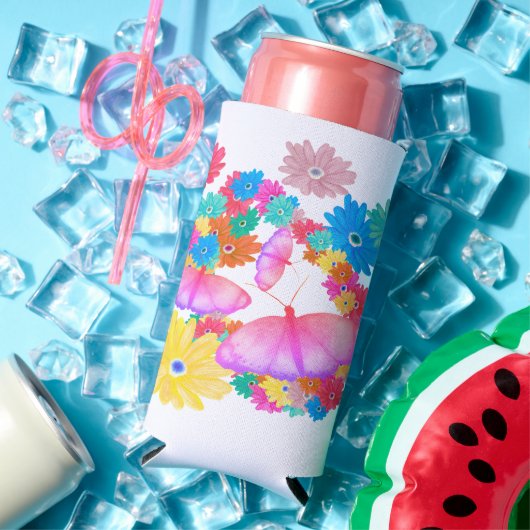 I Love Flowers. Butterfly Dream Seltzer Blikjeskoeler (Insitu Zomer)