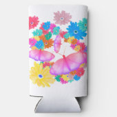 I Love Flowers. Butterfly Dream Seltzer Blikjeskoeler (Achterkant)