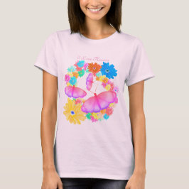 I Love Flowers. Butterfly Dream T-Shirt